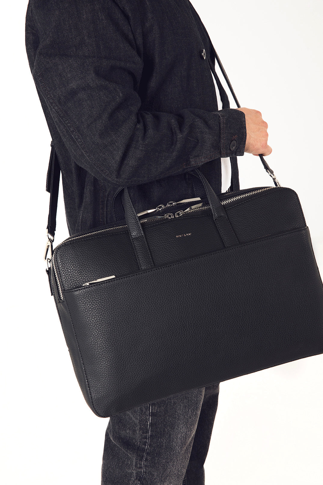 TOM Vegan Briefcase - Grain | Matt & Nat