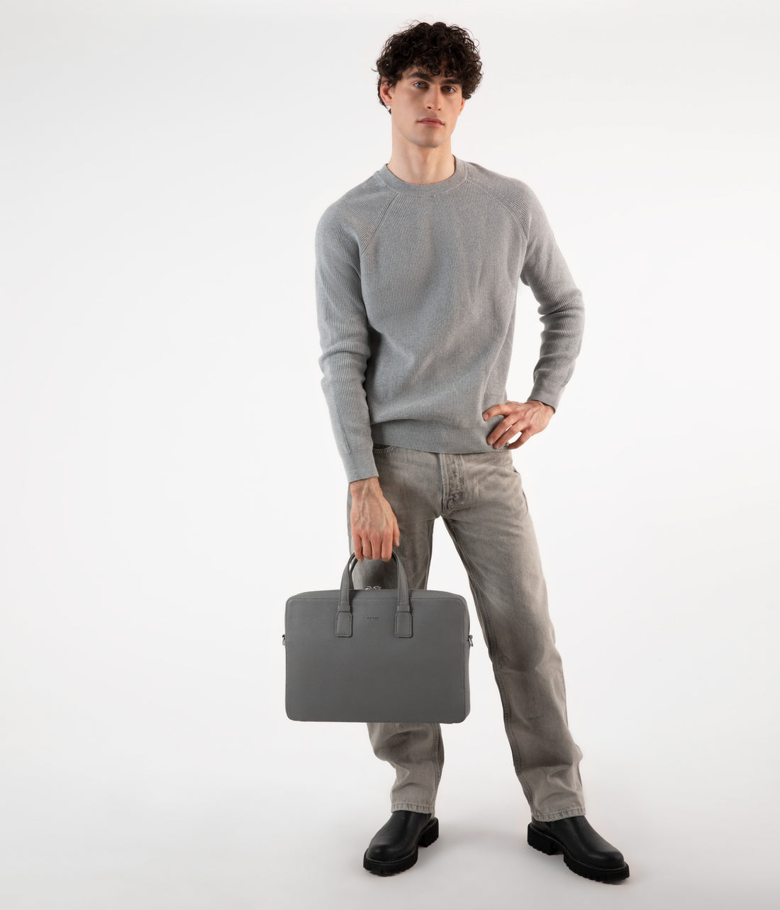 BELEM Vegan Briefcase - Purity | Matt & Nat