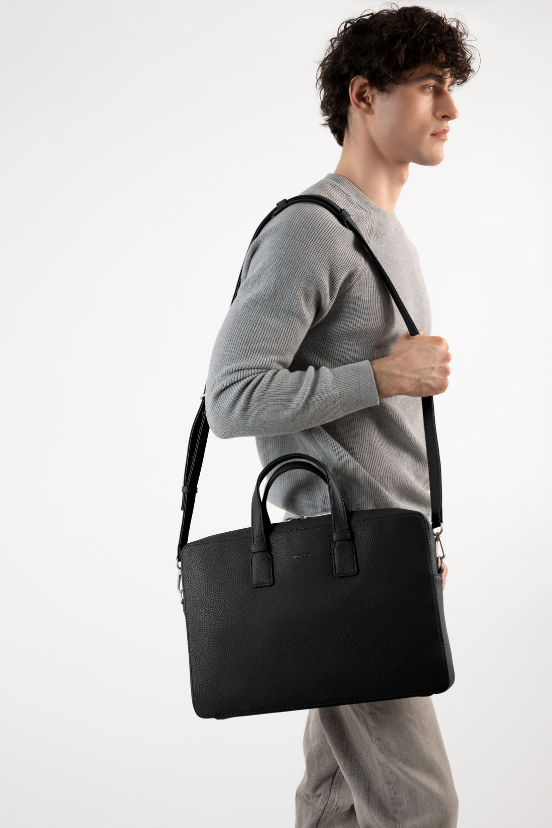 BELEM Vegan Briefcase - Purity | Matt & Nat