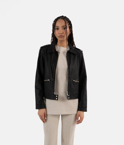 VAUGHN Vegan Leather Jacket | Matt & Nat